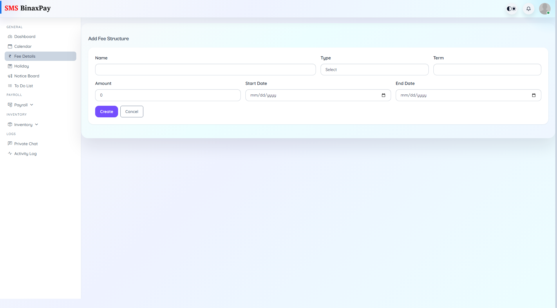 Fee Details screenshot 2