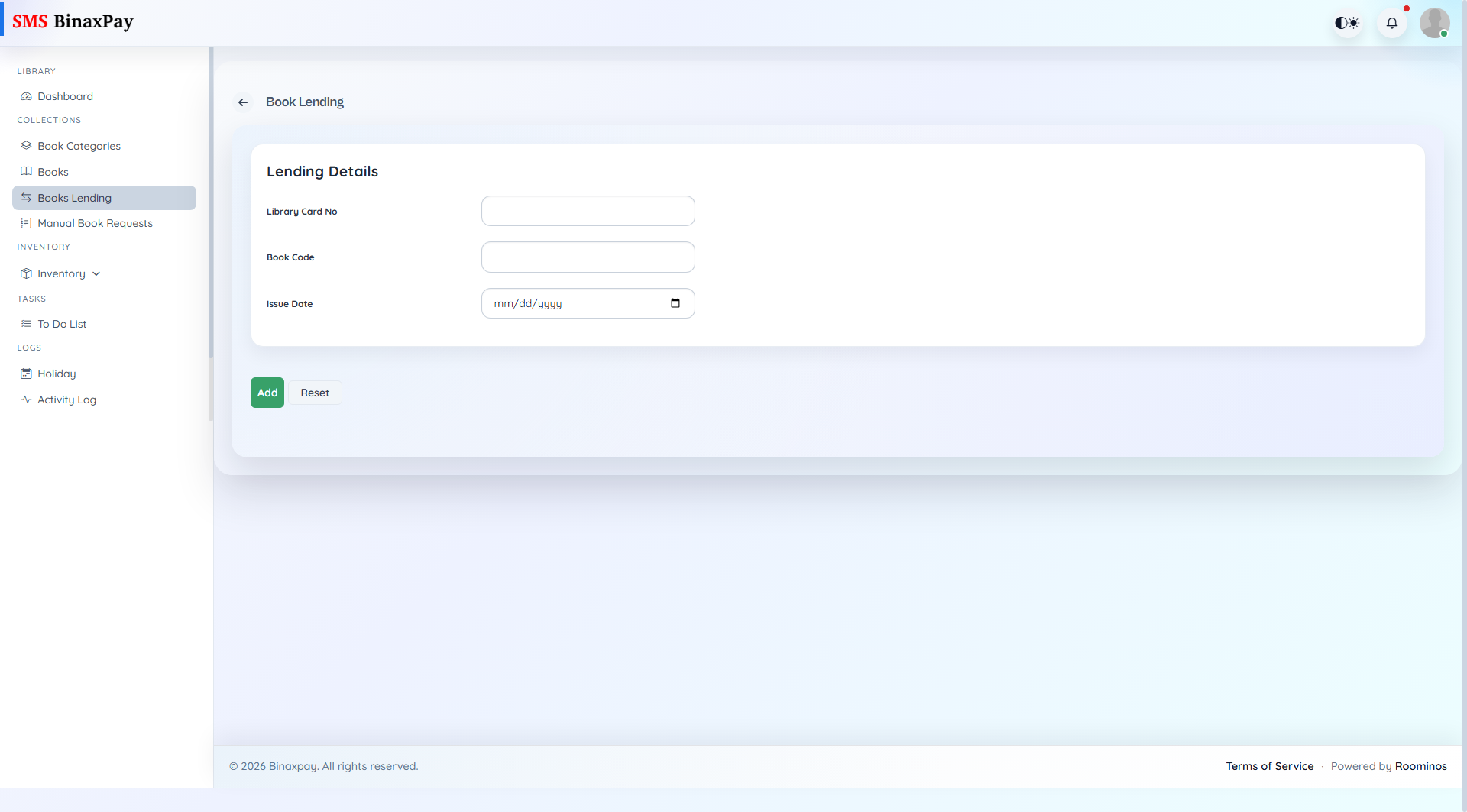 Books Lending screenshot 2