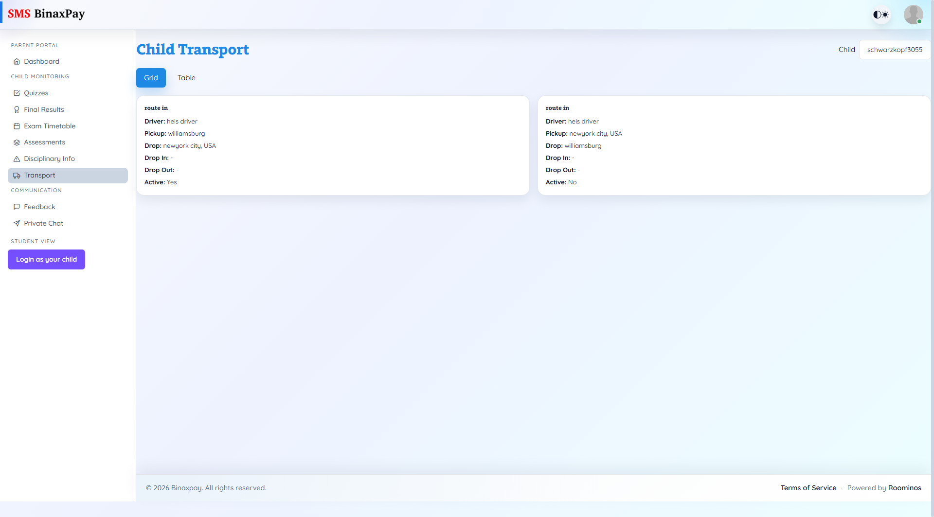 Transport screenshot 1