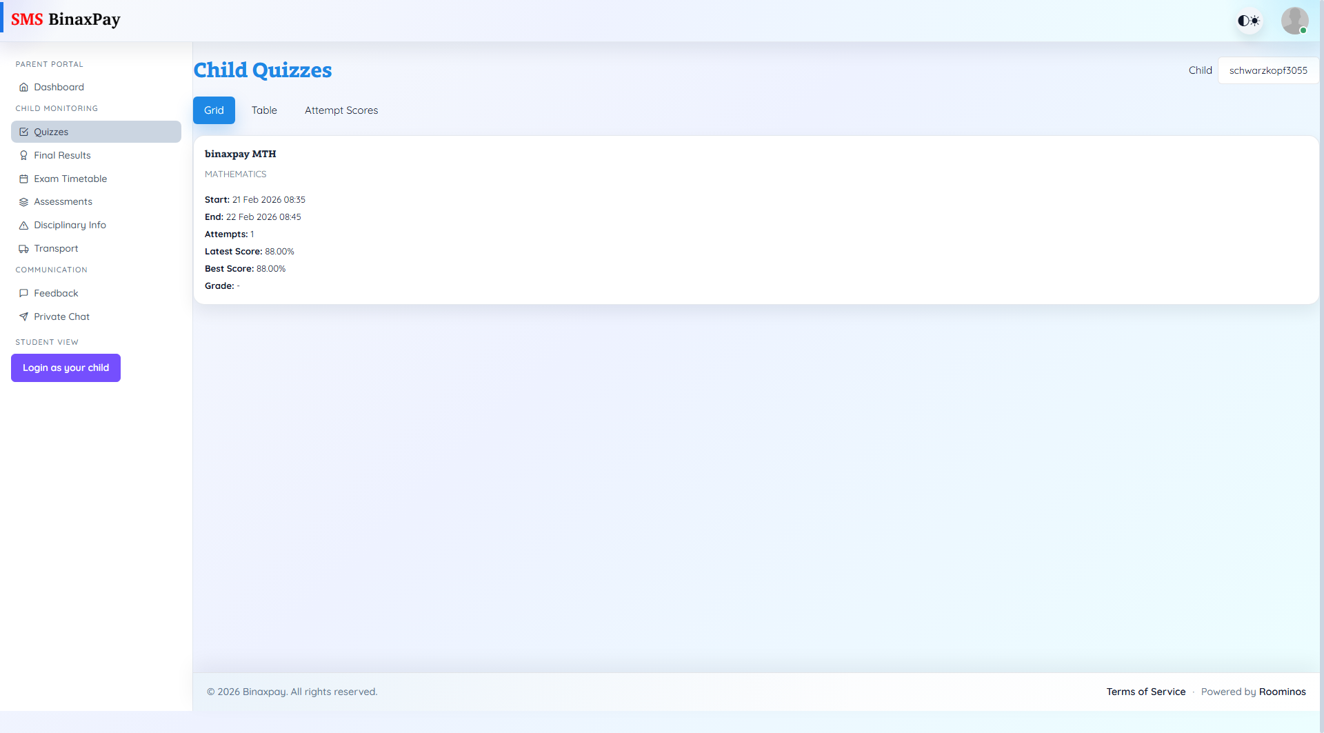 Quizzes screenshot 1