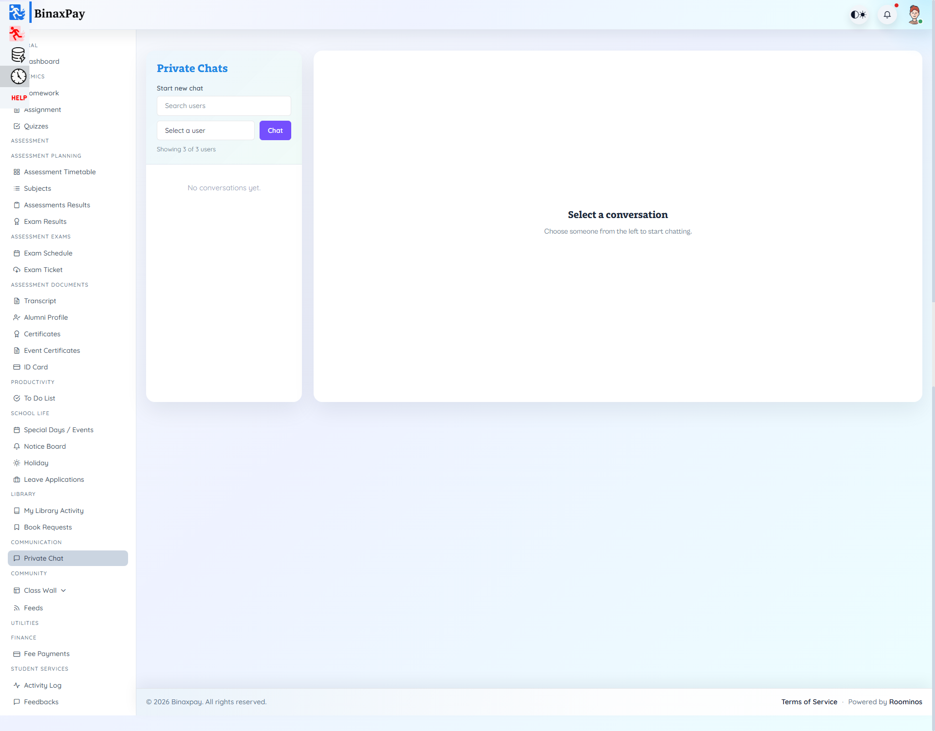 Conversations screenshot 1