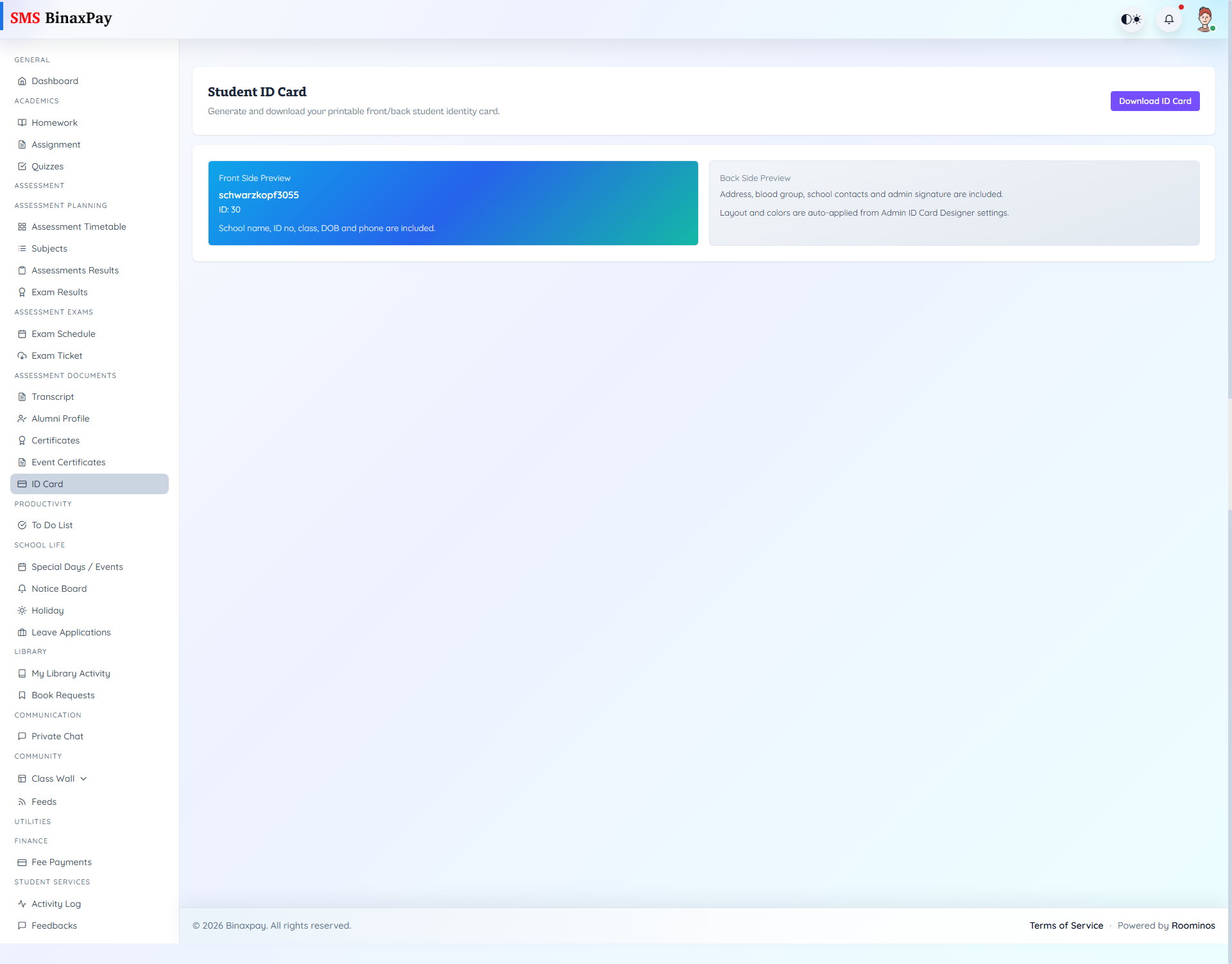 ID Card screenshot 1