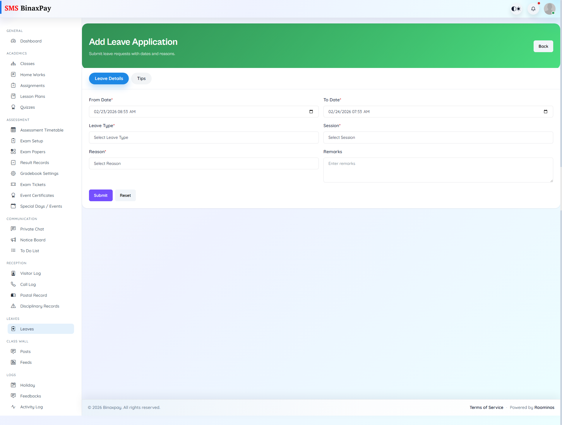 My Leaves screenshot 1