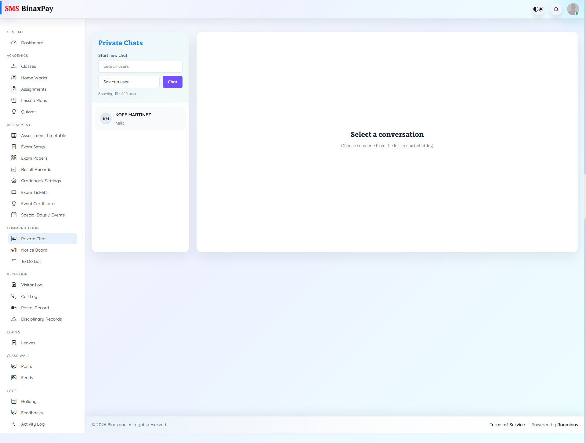 Chat Room screenshot 1